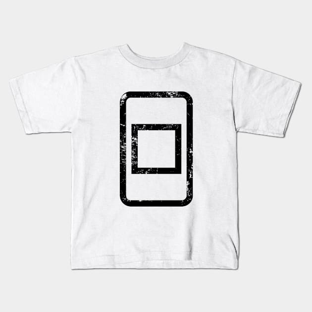 Zener Card | Hollow Square {Vintage} Kids T-Shirt by tinybiscuits